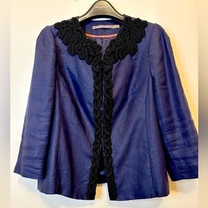 Vintage Boden Limited Edition Linen Ribbon Blazer in perfect condition.